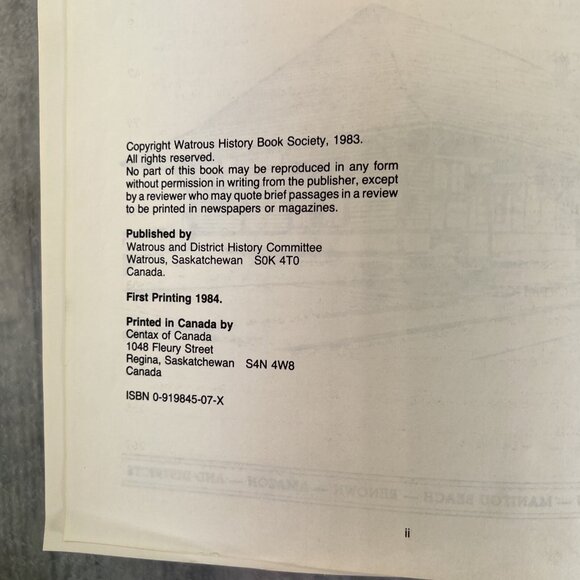 Prairie Reflections: Watrous, Venn, Manitou Beach, Renown, Amazon, and Districts - Picture 10 of 14